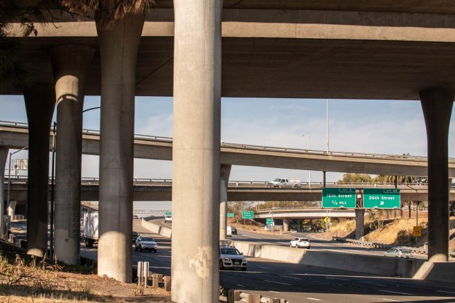 SAC 50 Pillars near Alhambra Boulevard 11-18-2020